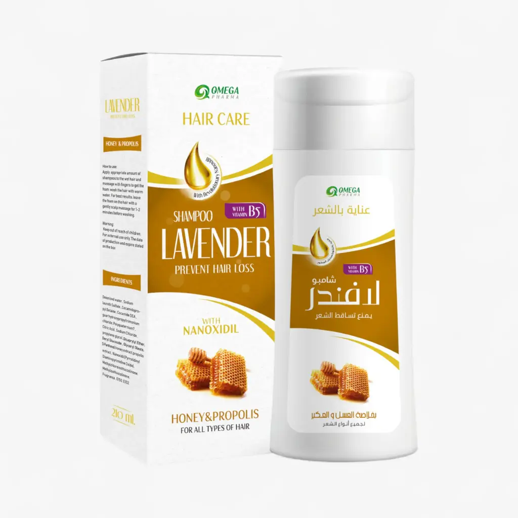 Shampoo Lavender Con Miel y Propóleos – 210 ml