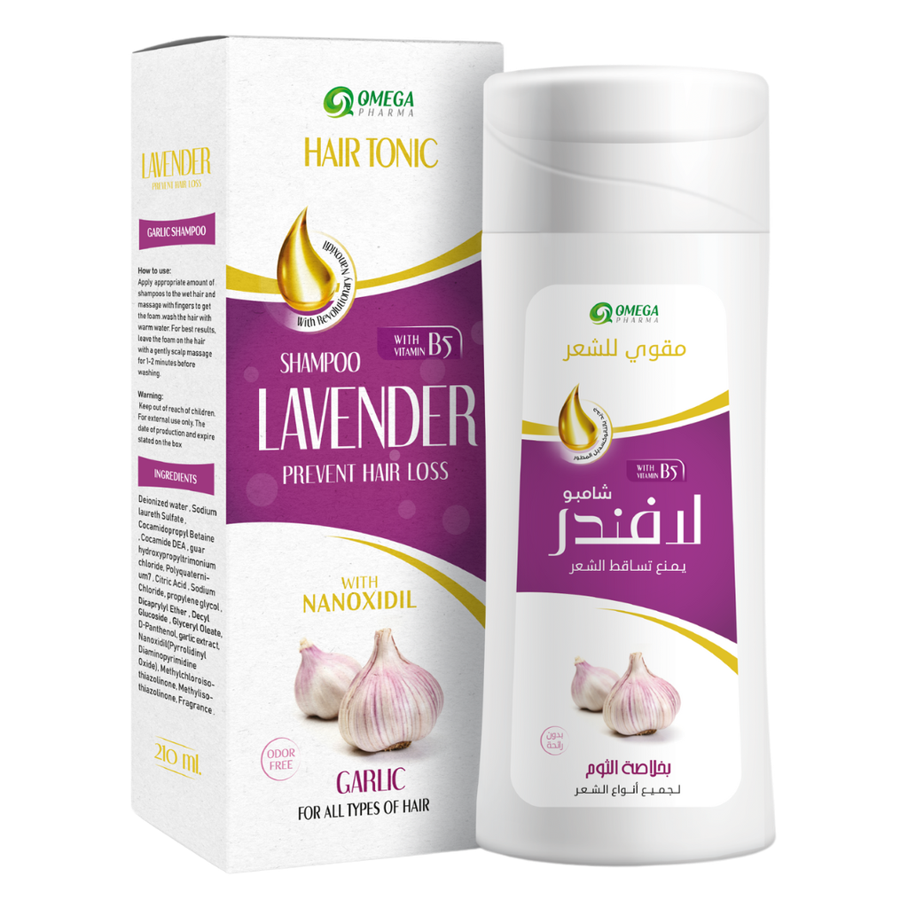Lavender Garlic Extract Shampoo 210 ml