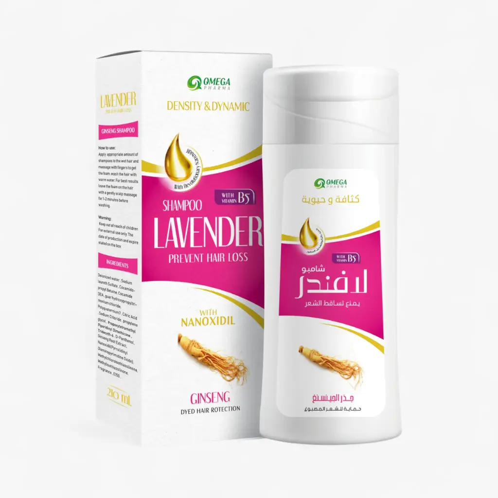 Shampoo Lavender Con Ginseng – 210 ml