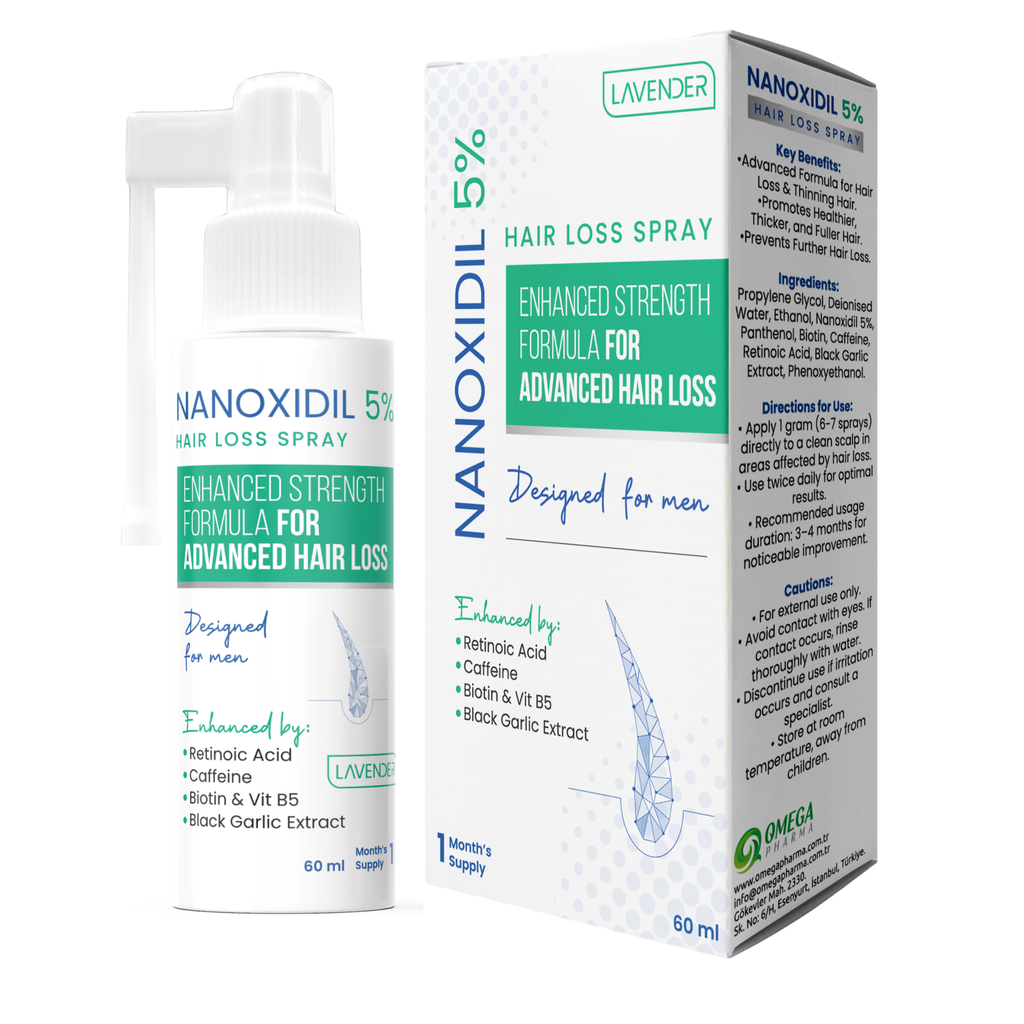 Nanoxidil 5% Hair Regrowth Spray 60 ml