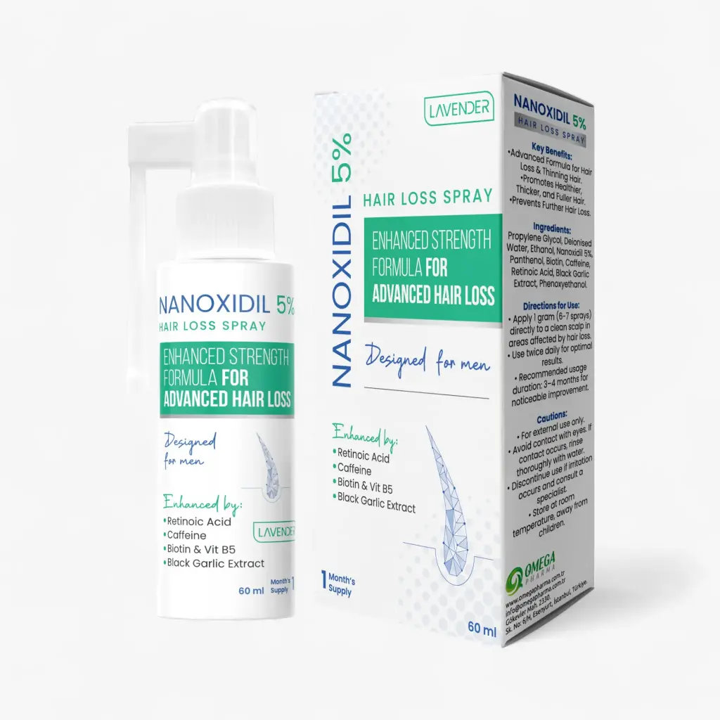 Spray Para El Crecimiento Capilar Con Nanoxidil 5% – 60 ml