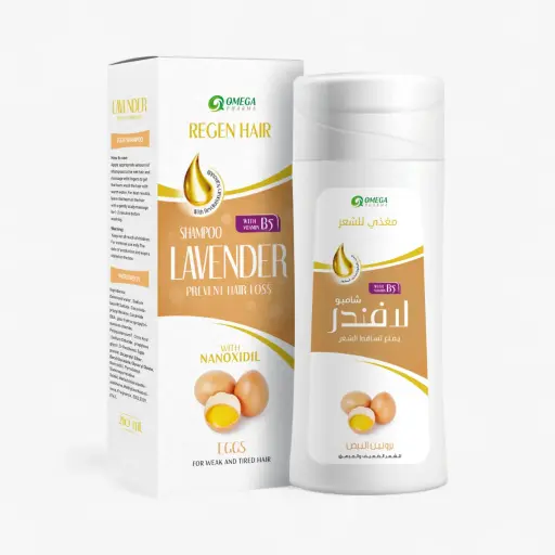 [OM208] Shampoo Lavender Con Proteína De Huevo – 210 ml