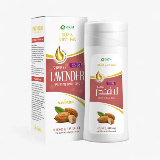 [OM224] Shampoo Lavender Con Aceite De Almendra Y Ricino – 210 ml
