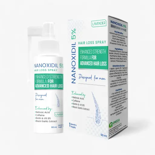 [OM276] Spray Para El Crecimiento Capilar Con Nanoxidil 5% – 60 ml